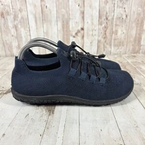Freet Tanga Navy Blue Barefoot Minimalist Knit Sneakers EU 39 UK 6 FR2051